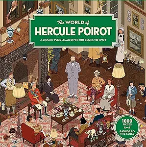The World of Hercule Poirot 1000 Piece Puzzle: A Jigsaw Puzzle