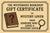 Mysterious Bookshop Gift Card Certificate