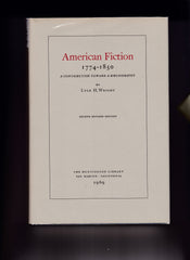 Wright, Lyle - American Fiction 1774-1850