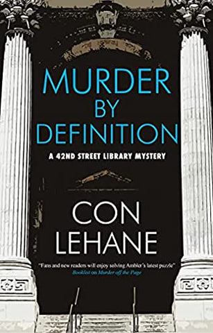 Con Lehane - Murder by Definition - Signed