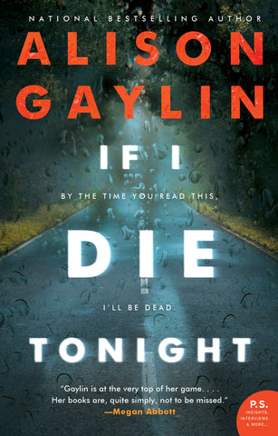 Alison Gaylin - If I Die Tonight - Signed